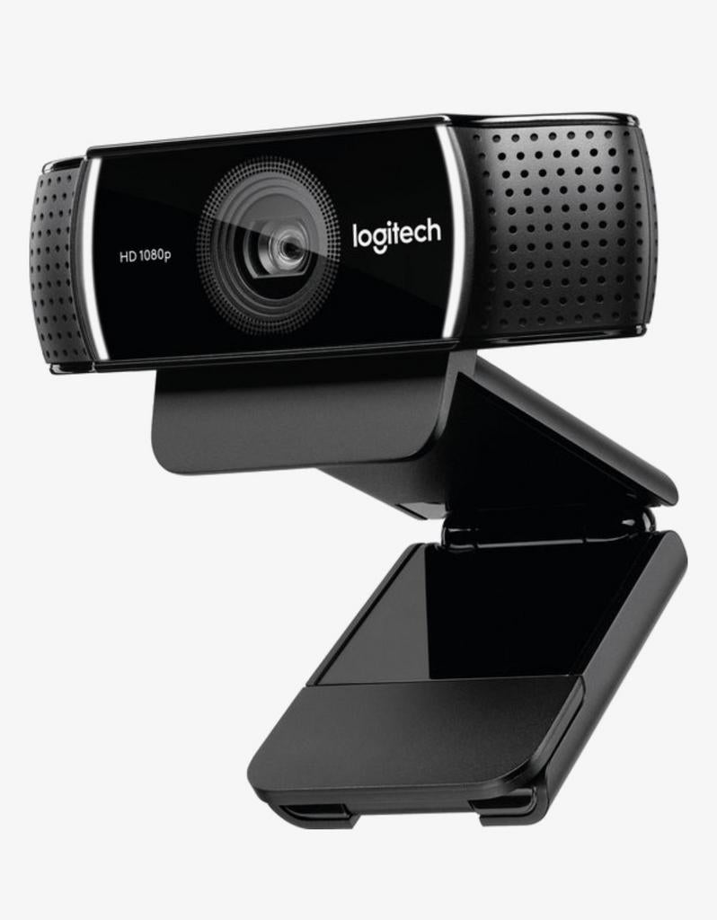 Logitech Logi HD 1080p USB Webcam 860-000527, Computers en Software, Webcams, MacOS, Ophalen of Verzenden, Zo goed als nieuw, Monitorclip