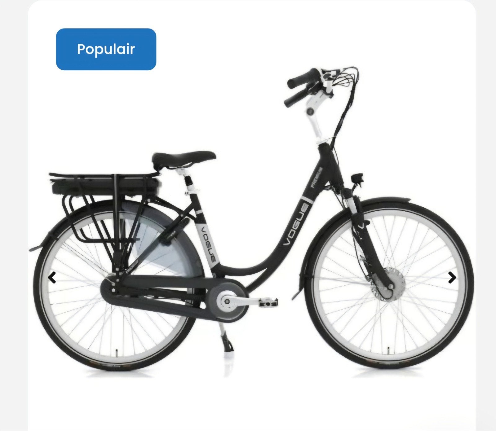 Vogue Premium Elektrische Fiets, Zo goed als nieuw, 55 tot 59 cm, 30 tot 50 km per accu, Ophalen