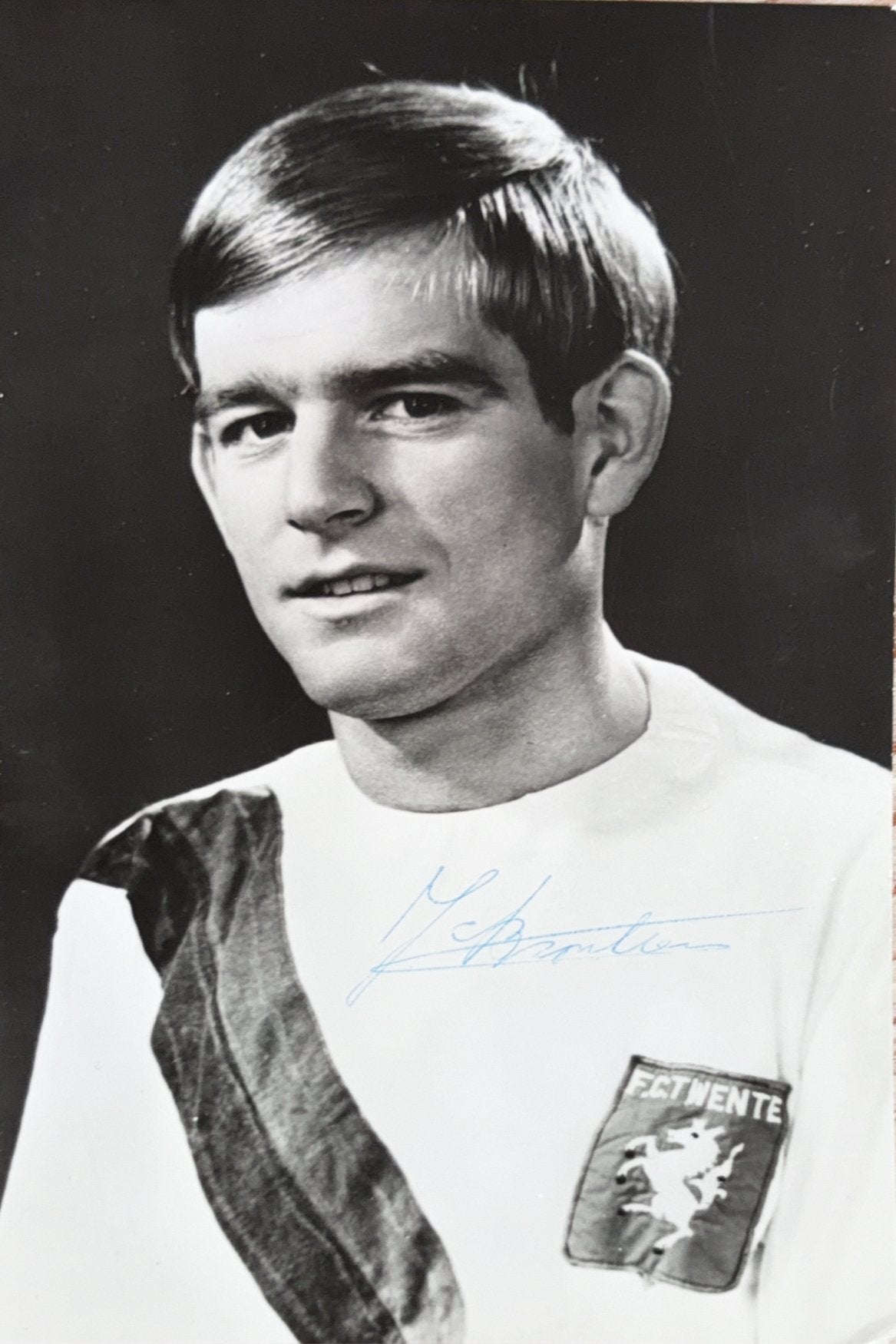 Spelerskaart Jan Bronkers - FC Twente Enschede - 1967/1968, Ophalen of Verzenden, Zo goed als nieuw, F.C. Twente, Spelerskaart