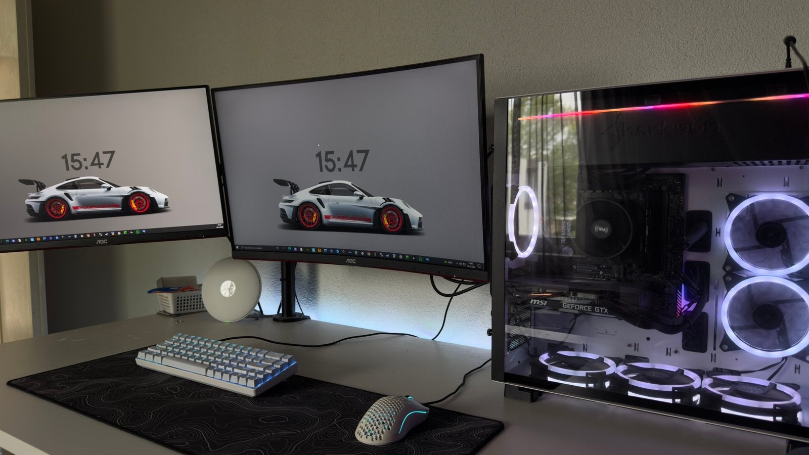 Gaming setup | AMD 5600X | GTX 1660 | AOC Curved | TUF, Ophalen, Overige genres, 1 speler, Zo goed als nieuw