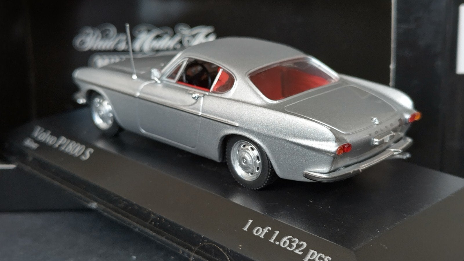 Volvo P1800 S zilver 1:43 Minichamps Pol, Auto, Verzenden, Nieuw, Pauls Model Art