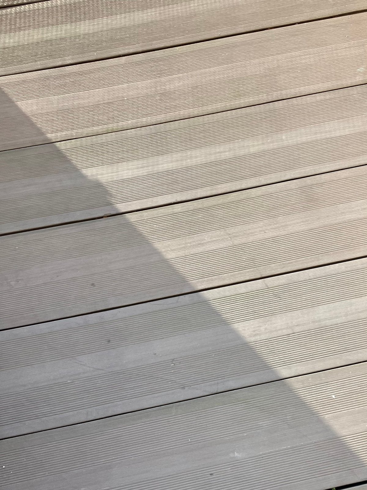 Composiet vlonderplanken met onderbalken en clips (18m2), Tuin en Terras, Ophalen, Gebruikt, Composiet