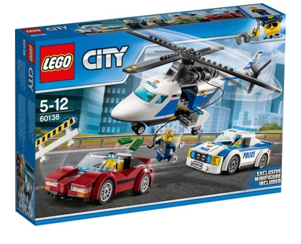 Lego City Politie Snelle Achtervolging - 60138., Ophalen of Verzenden, Zo goed als nieuw