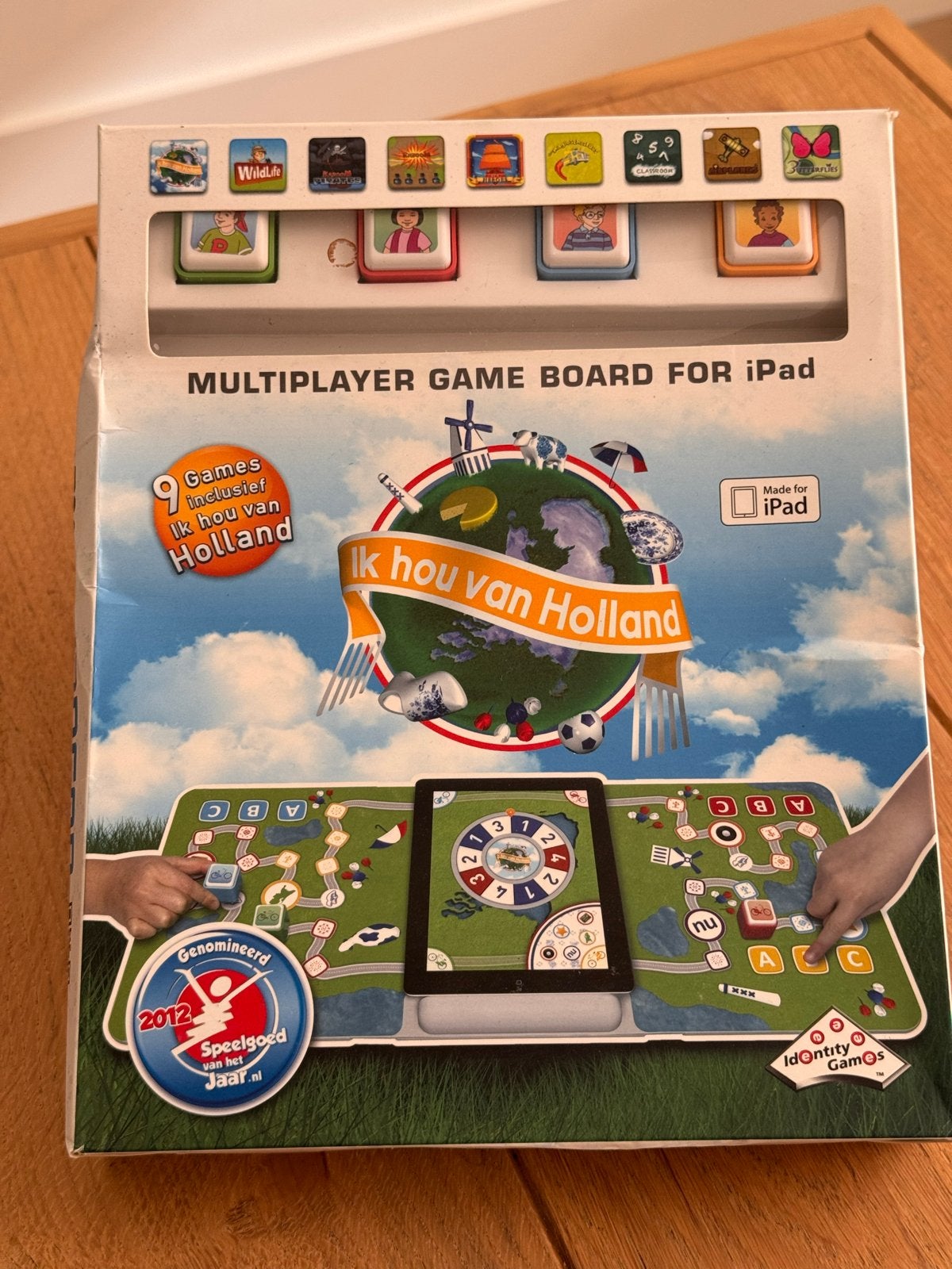 Nieuw GameChanger iPad Ik hou van Holland + 9 games, Drie of vier spelers, Ophalen of Verzenden, Gebruikt