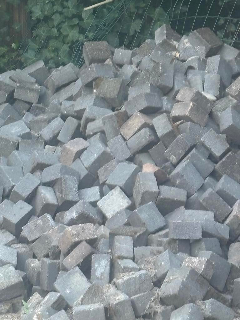 Gratis vandaag ophalen coppelstones ca 10 m2, Gebruikt, Verzenden, Klinkers, 10 m² of meer