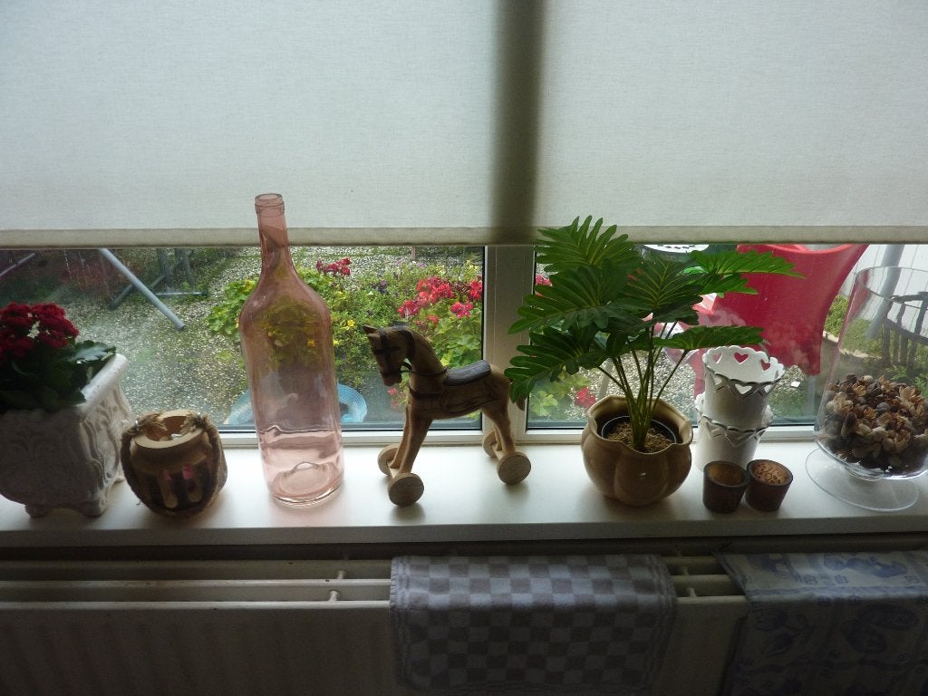 mooie hoge fles, Ophalen