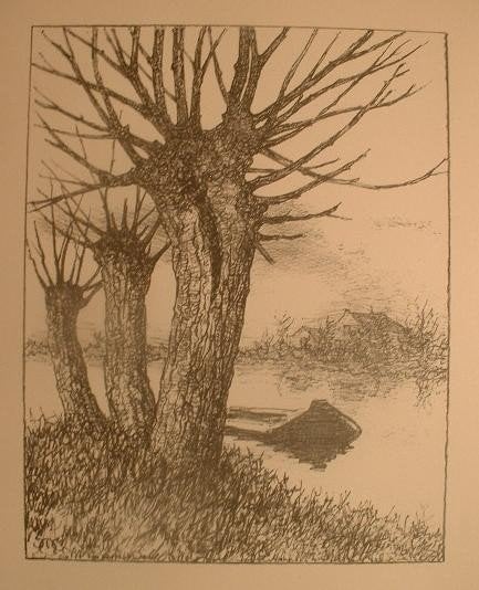 litho van C. M. Garms, Ophalen of Verzenden