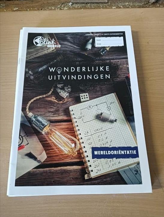 6 Werkboekjes  blink Wonderlijke Uitvindingen, Boeken, Schoolboeken, Onbekend, Overige vakken, Ophalen of Verzenden, Zo goed als nieuw