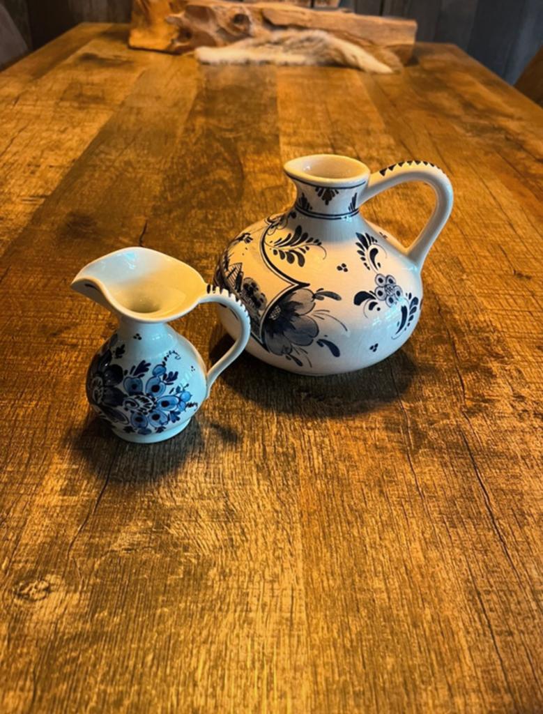 Delfts blauwe kannetjes, Antiek en Kunst, Antiek | Servies compleet, Ophalen of Verzenden