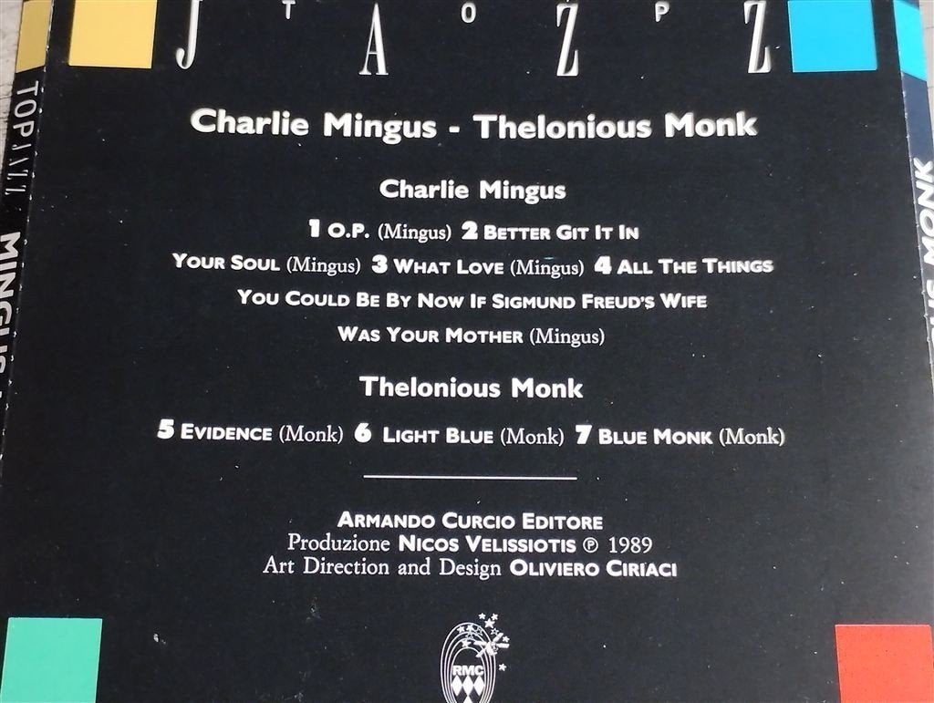 Charlie Mingus /Thelonius Monk - Top Jazz, Ophalen of Verzenden, 1980 tot heden, Zo goed als nieuw, Jazz