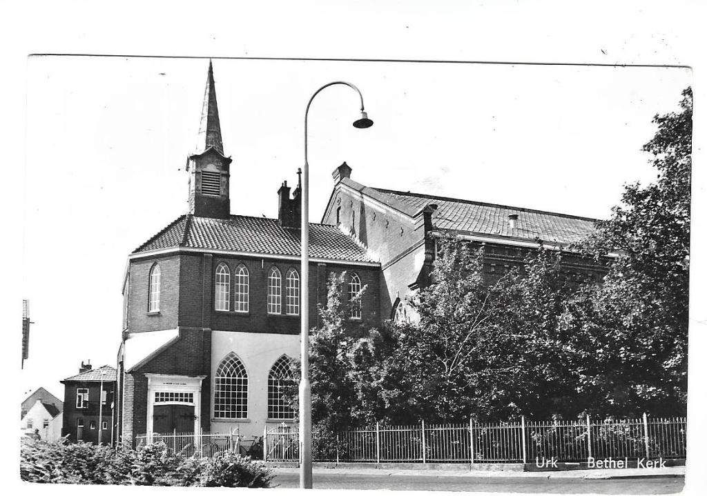 U107 Urk  Bethel Kerk, Verzenden, 1940 tot 1960, Ongelopen, Flevoland