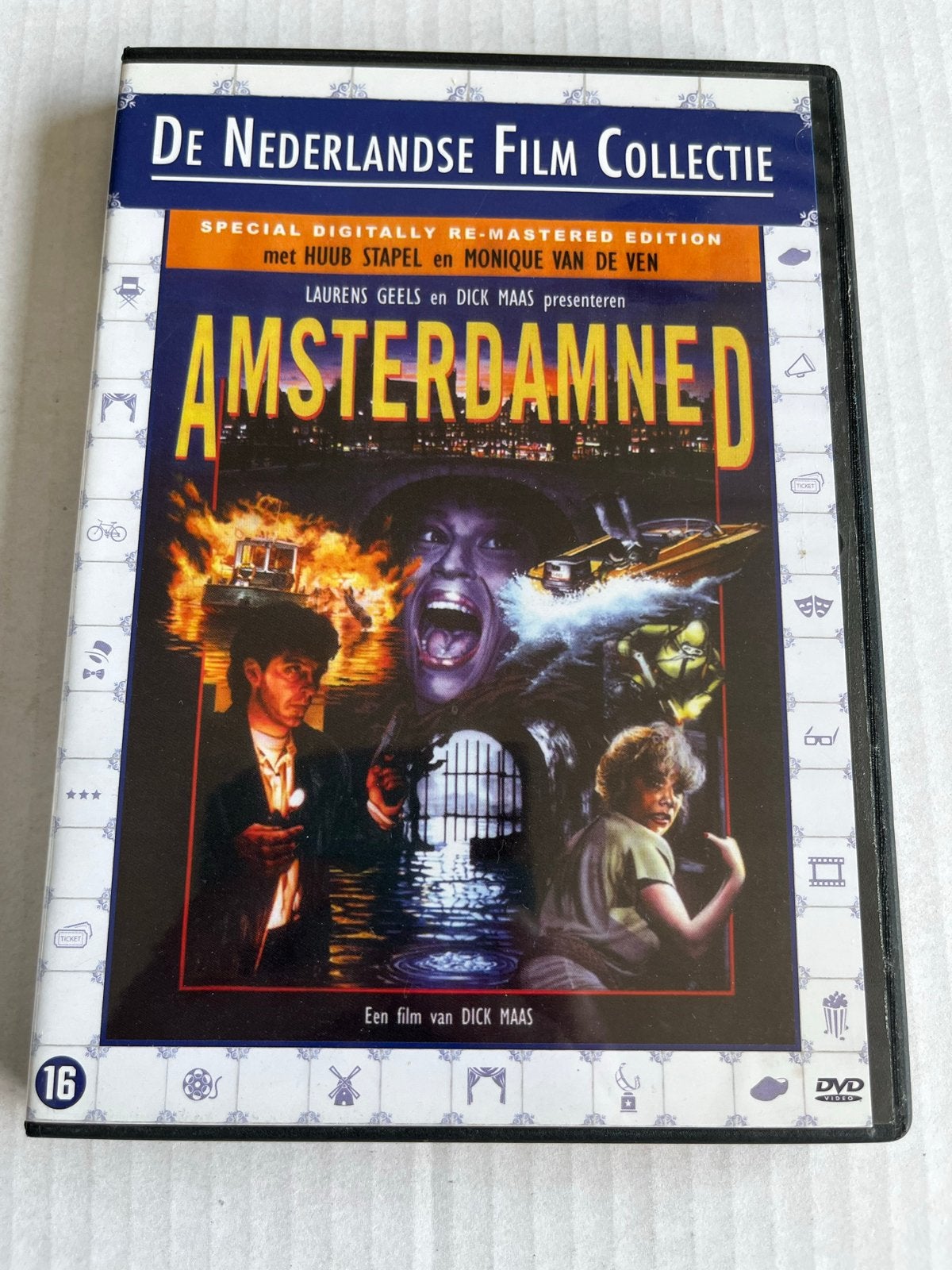Amsterdamned - De Nederlandse Film Collectie DVD, Gebruikt, Vanaf 16 jaar, Actiethriller, Ophalen of Verzenden