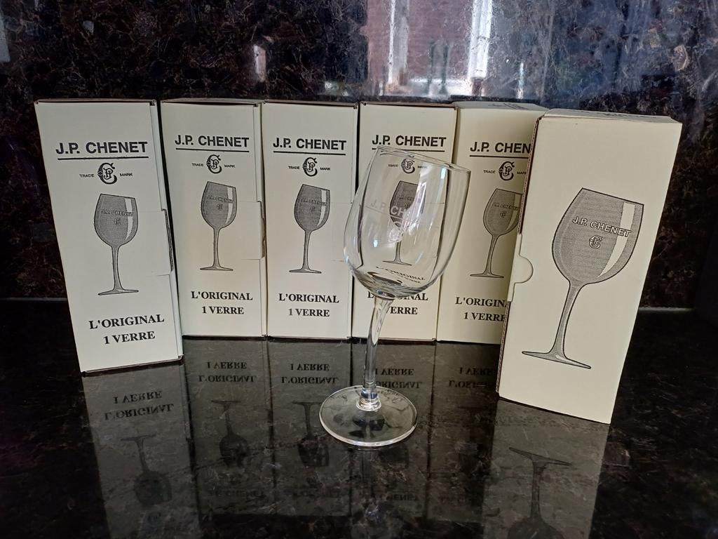 JP Chenet Wijnglazen - Set van 6 in originele verpakking, Ophalen of Verzenden