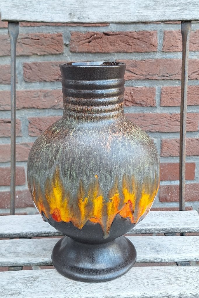 Prachtige vintage Walter Gerhards West Germany vaas., Ophalen of Verzenden, Huis en Inrichting