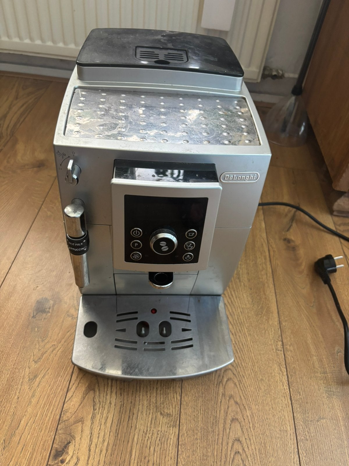 Delonghi koffiemachine bonen, Witgoed en Apparatuur, Koffiezetapparaten, Gebruikt, Koffiemachine, Koffiebonen, Ophalen