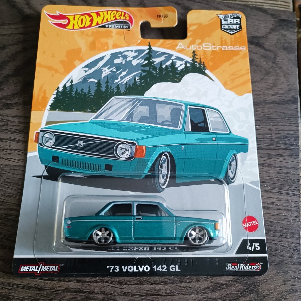 hot wheels autostrasse volvo 142 groen, Hobby en Vrije tijd, Ophalen of Verzenden, Nieuw, Auto