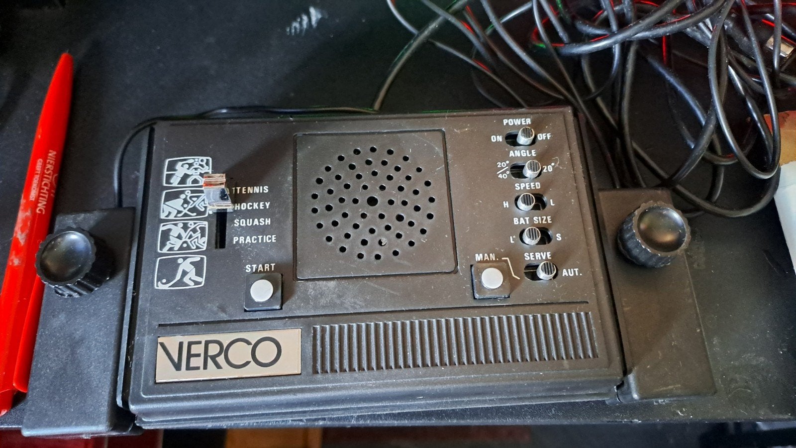 Vintage Verco TV Spel Console - Retro Gaming, Spelcomputers en Games, Spelcomputers | Overige, Ophalen, Overige merken, Gebruikt
