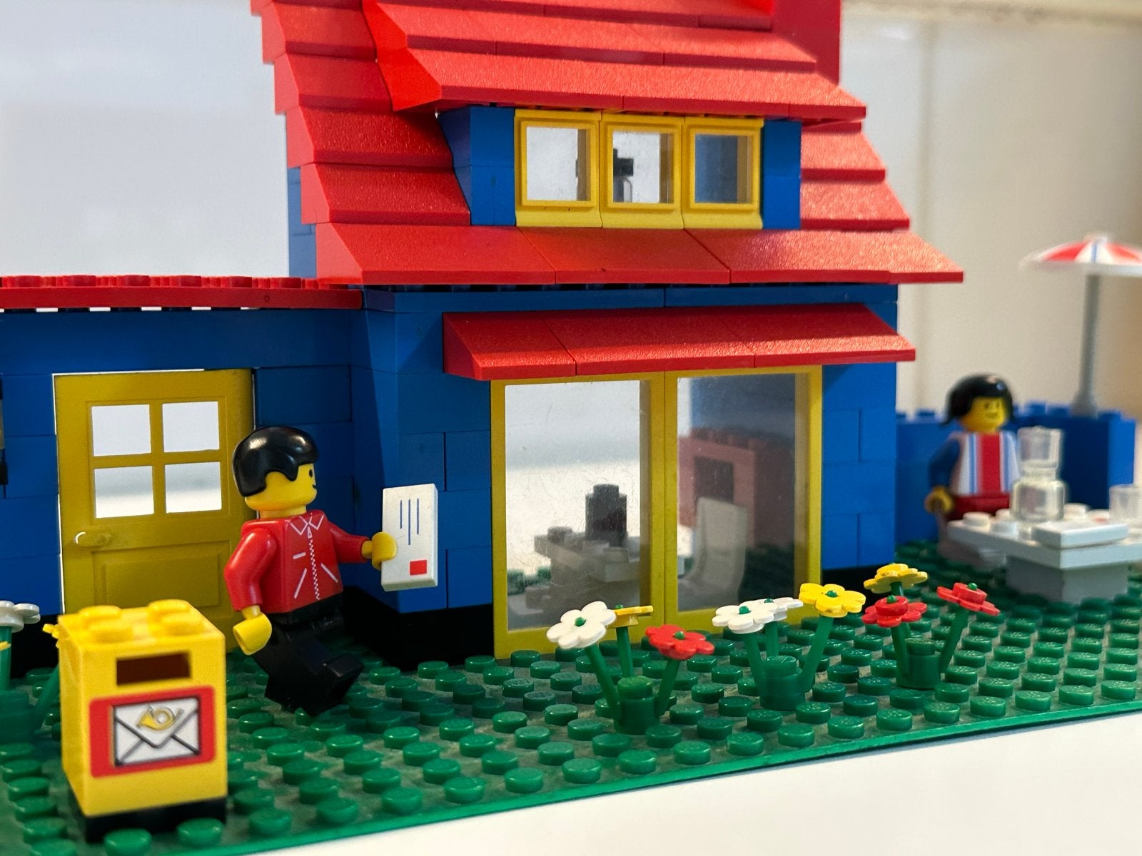 Lego 6372 Huis met Tuin - Vintage Lego Set, Gebruikt, Overige thema's, Lego, Ophalen of Verzenden