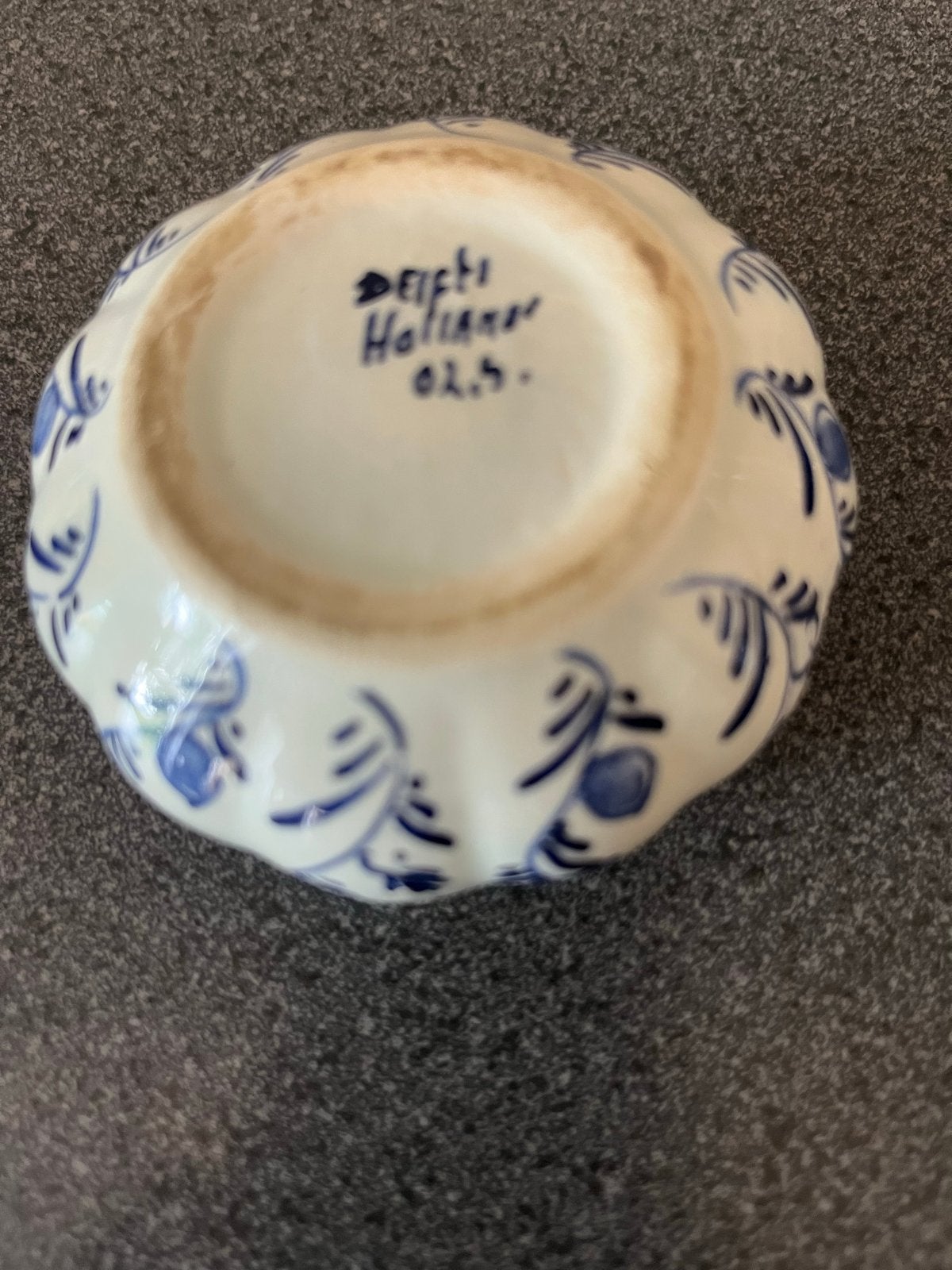 Delfts Blauw Schoteltje Groningen Insulinde 7.5 cm, Ophalen of Verzenden