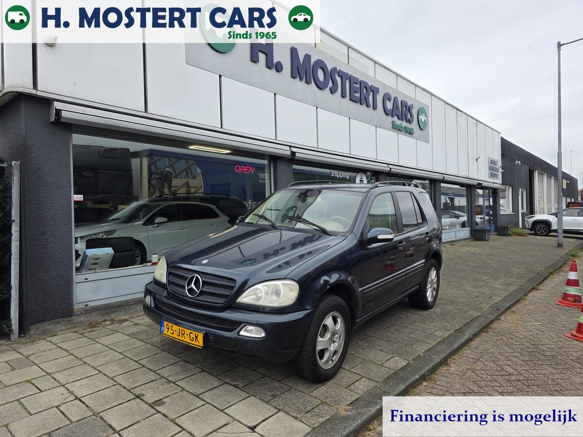Mercedes-Benz M-Klasse 320 Leren bekleding AUTOMAAT Benzine, Automaat, Stof, Gebruikt, Zwart