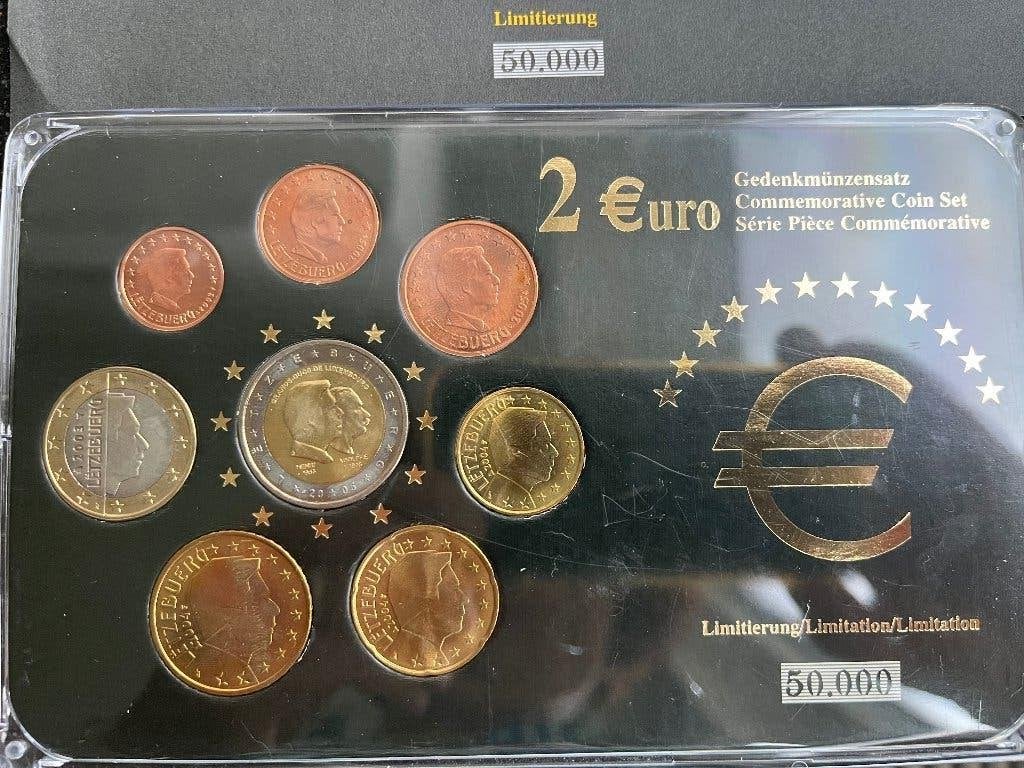 2 euro gedenkmunt Luxemburg 2005 in een set, Ophalen of Verzenden, Luxemburg, 2 euro, Setje