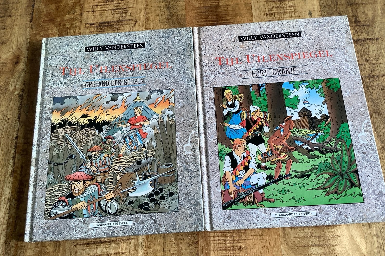Tijl Uilenspiegel - Opstand der Geuzen & Fort Oranje (2 dele, Meerdere stripboeken, Ophalen of Verzenden, Zo goed als nieuw