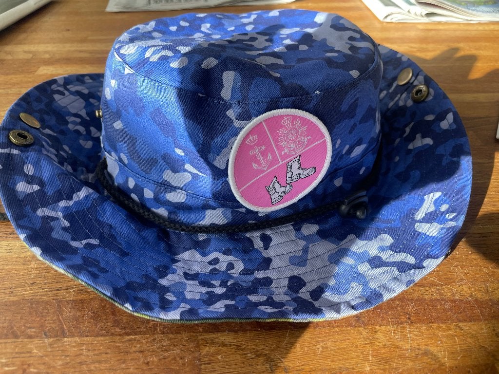 Bucket Hat/ vissershoed, Kleding | Dames, Ophalen of Verzenden, Zo goed als nieuw, One size fits all, Hoed