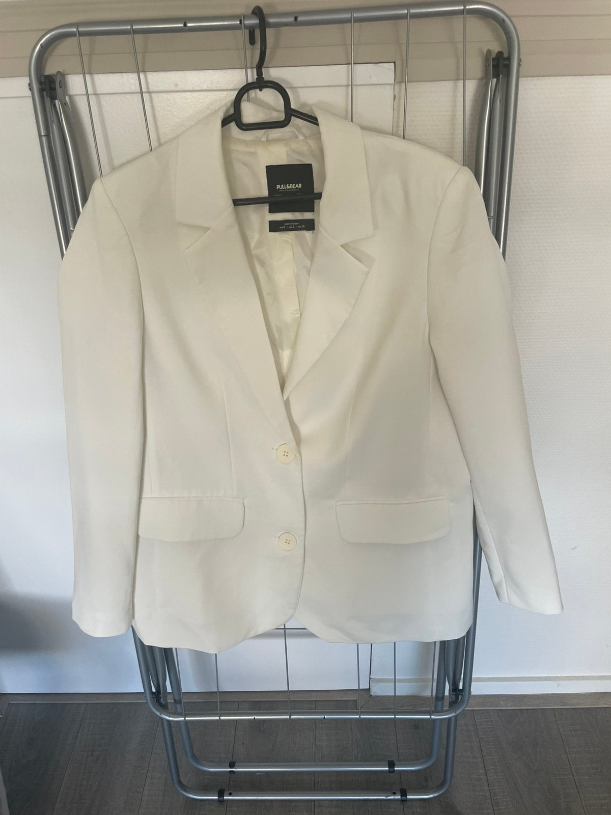 Wit/creme colbert, Ophalen of Verzenden, Zo goed als nieuw, Maat 38/40 (M), Wit