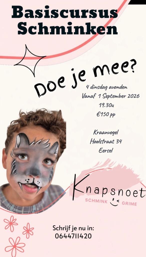Schmink cursus eersel, Ophalen of Verzenden, Boek