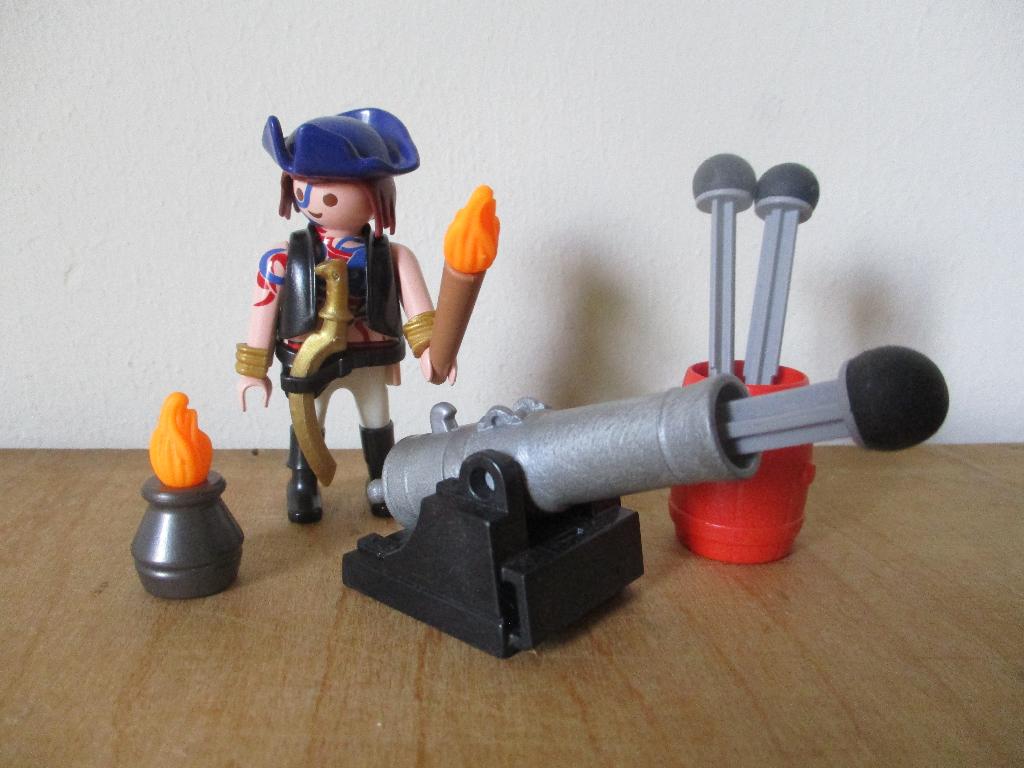 Playmobil 5413 piraat met kanon, Ophalen of Verzenden, Gebruikt