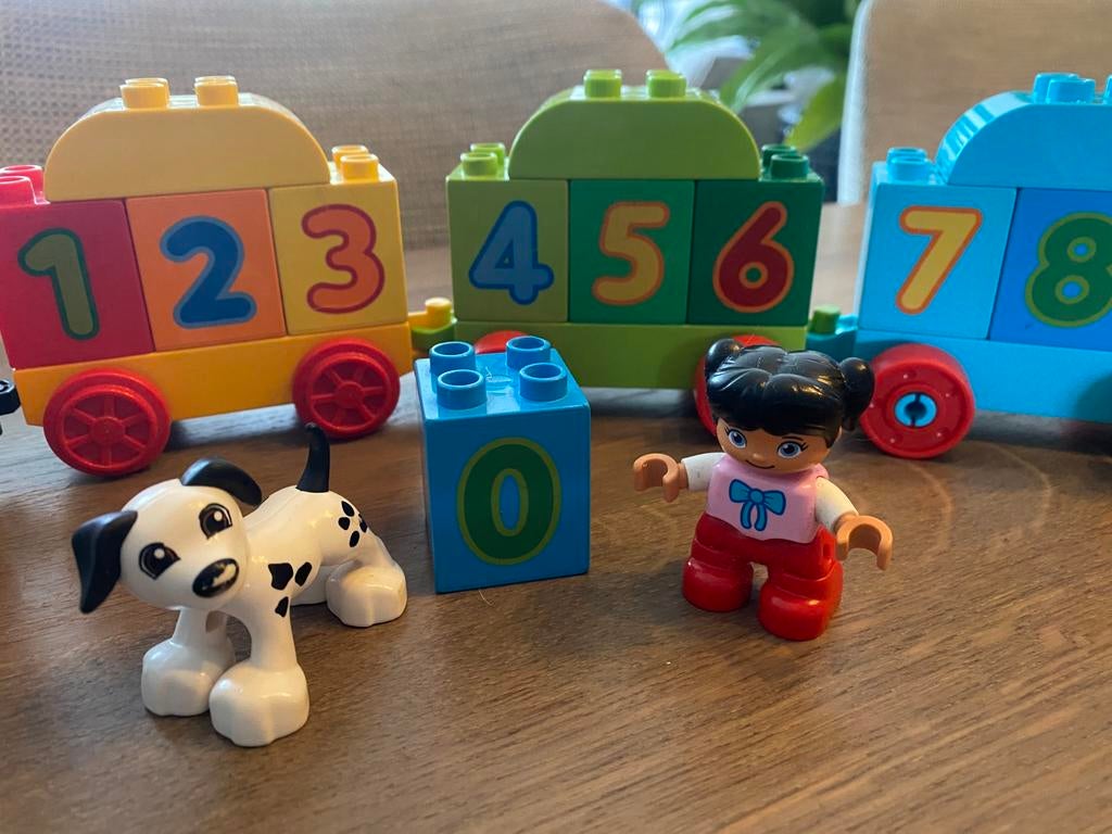 Duplo trein met cijfers, Ophalen of Verzenden, Zo goed als nieuw, Duplo