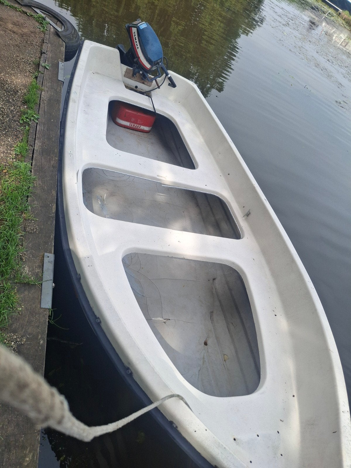 boot met yamaha motor 15pk, Ophalen of Verzenden