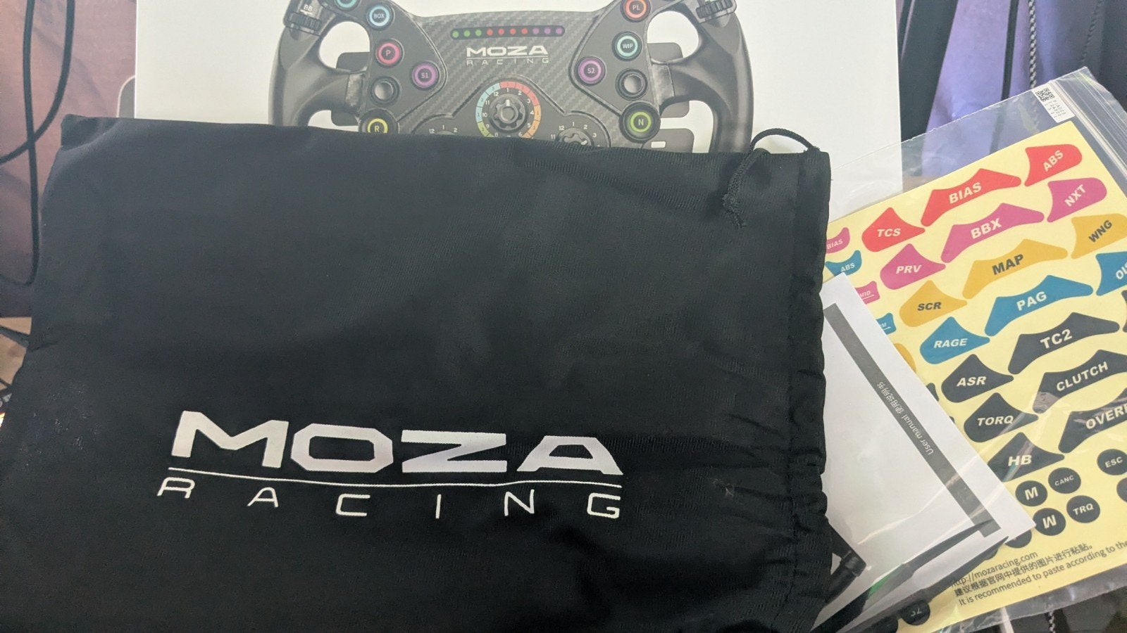 MOZA KS STUUR, Computers en Software, Joysticks, Ophalen of Verzenden, Zo goed als nieuw, MOZA KS