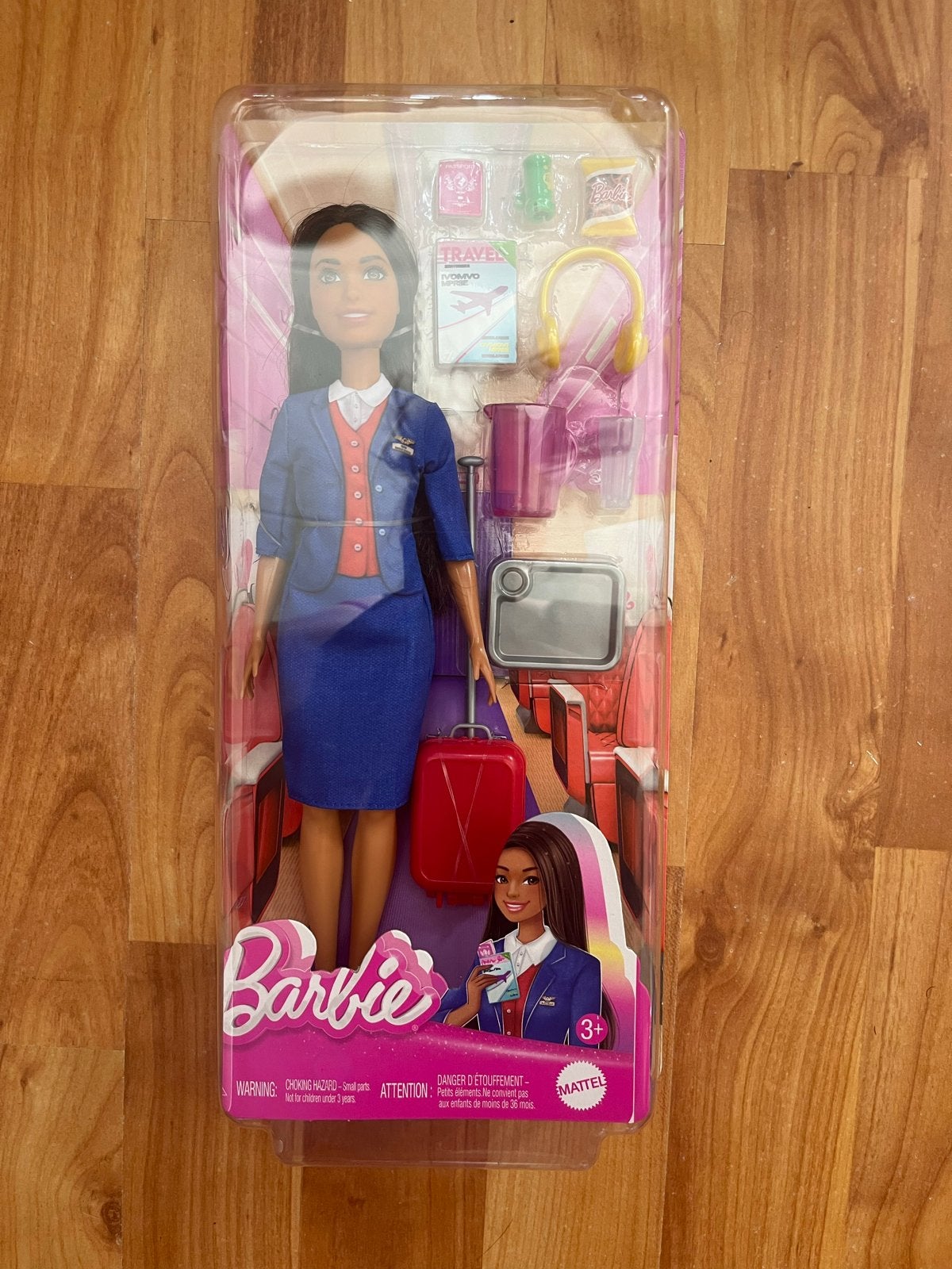 Barbie Reizende Stewardess Pop - Nieuw in Verpakking, Ophalen of Verzenden, Nieuw, Barbie