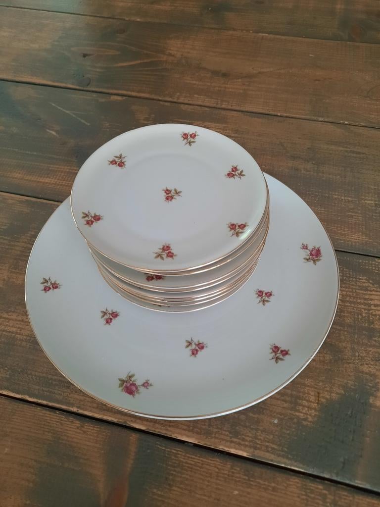 Vintage gebakset/ gebakstel, Antiek en Kunst, Ophalen of Verzenden
