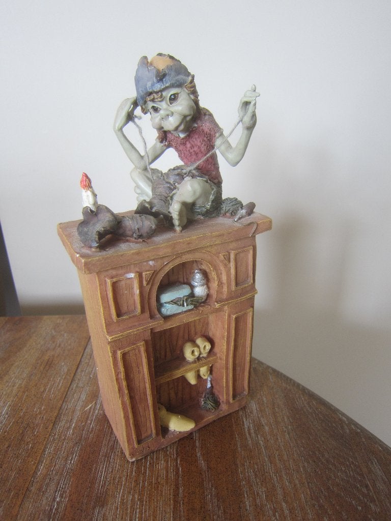 beeldje origineel anthony fisher pixies Troll Fairy garden, Verzamelen, Beelden en Beeldjes, Ophalen of Verzenden, Zo goed als nieuw