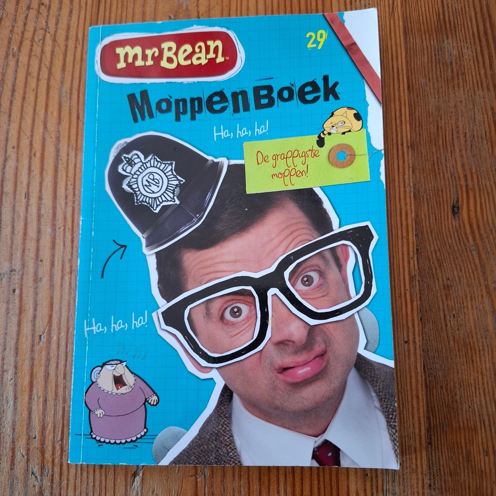 Mr. Bean Moppenboek - De grappigste moppen!, Ophalen of Verzenden, Zo goed als nieuw, Mr. Bean