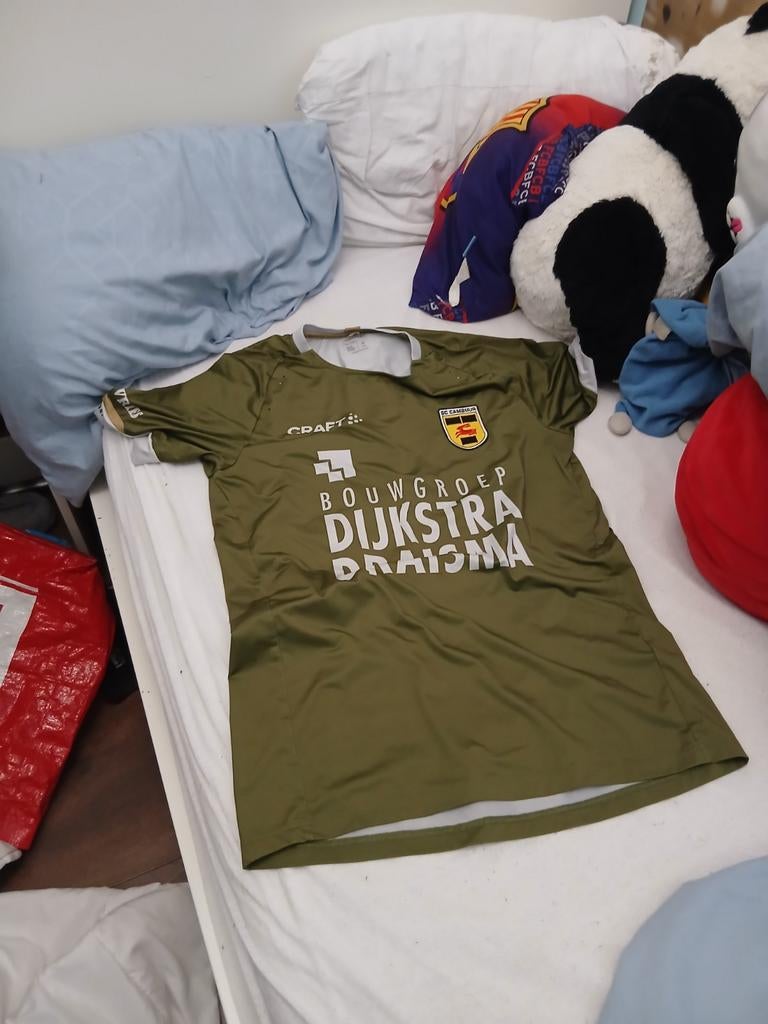Cambuur shirt en broekje kijk beschrijving voor maten, Ophalen of Verzenden, Zo goed als nieuw