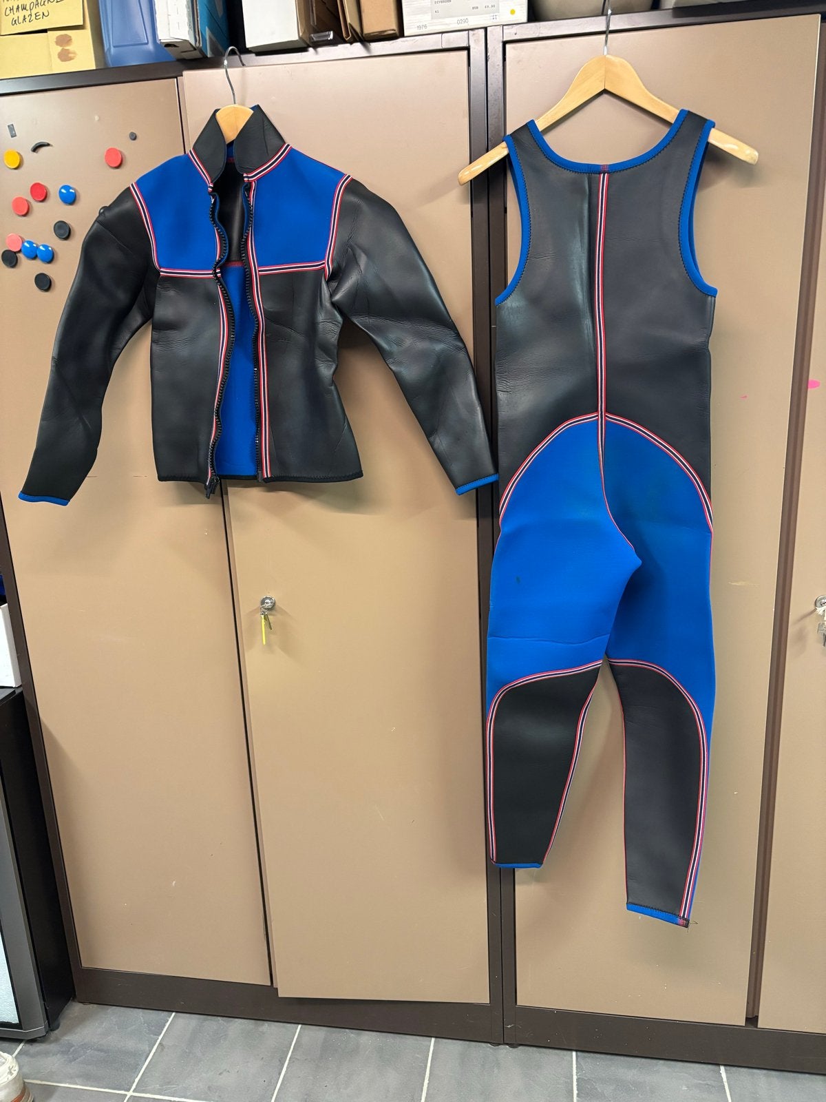 Wetsuit tweedelig - ideaal voor watersport, Watersport en Boten, Ophalen of Verzenden, Gebruikt, Dame of Heer, Wetsuit
