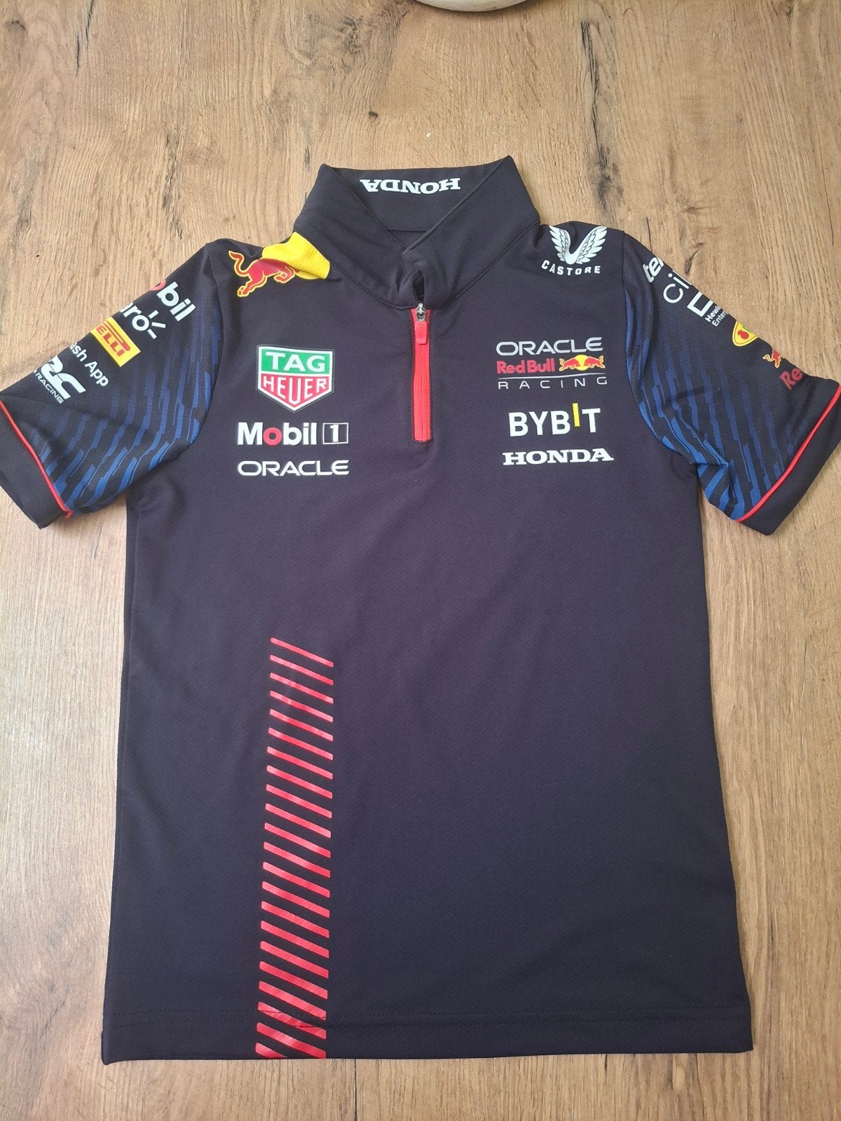Officieel Red Bull Racing F1 shirt -  maat 134, Ophalen, Castore, Jongen of Meisje, Zo goed als nieuw