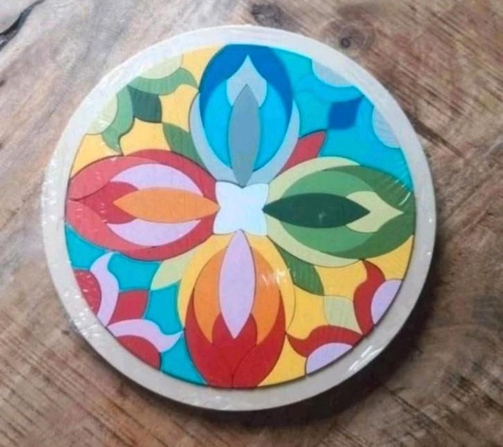 Nieuwe houten XL mandala flower puzzel, Ophalen of Verzenden, Nieuw, Overige typen