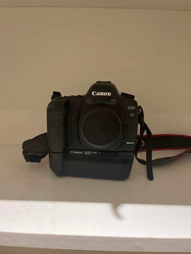 Canon EOS 5D Mark II DSLR Camera met Battery Grip, Ophalen, Gebruikt, Spiegelreflex, Canon
