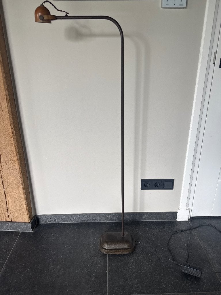 Vloerlamp, Ophalen, Zo goed als nieuw, Metaal, 100 tot 150 cm