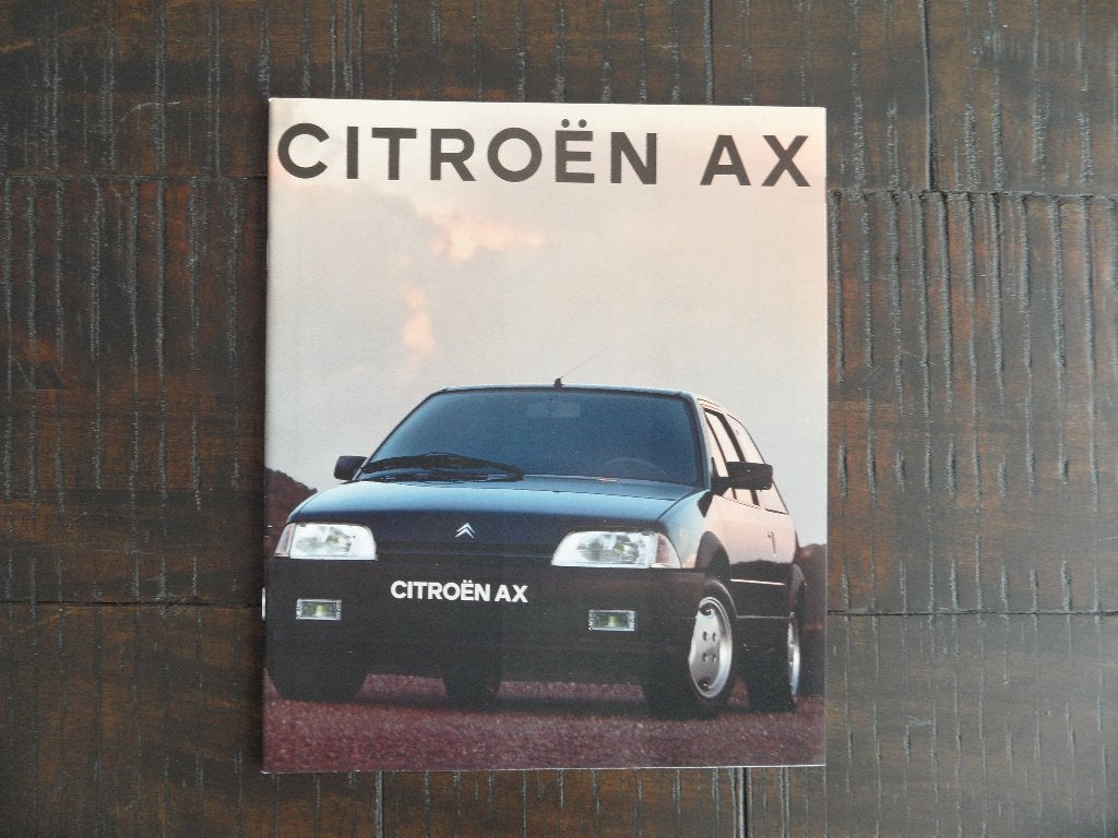 Autofolder : Citroën AX, Ophalen of Verzenden, Nieuw, Citroën