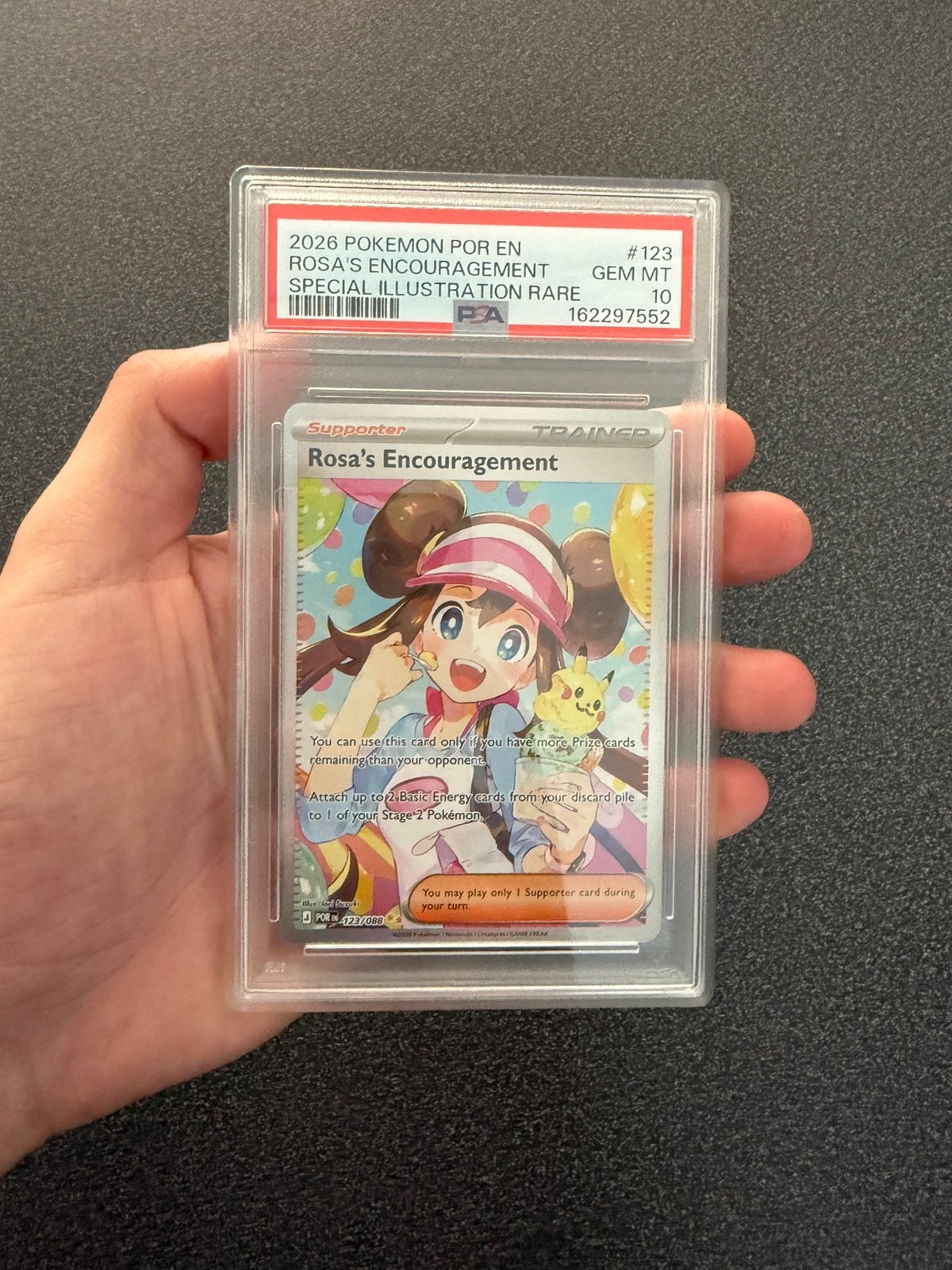 Rosa's Encouragement (POR 123) Perfect Order PSA 10, Ophalen of Verzenden, Zo goed als nieuw