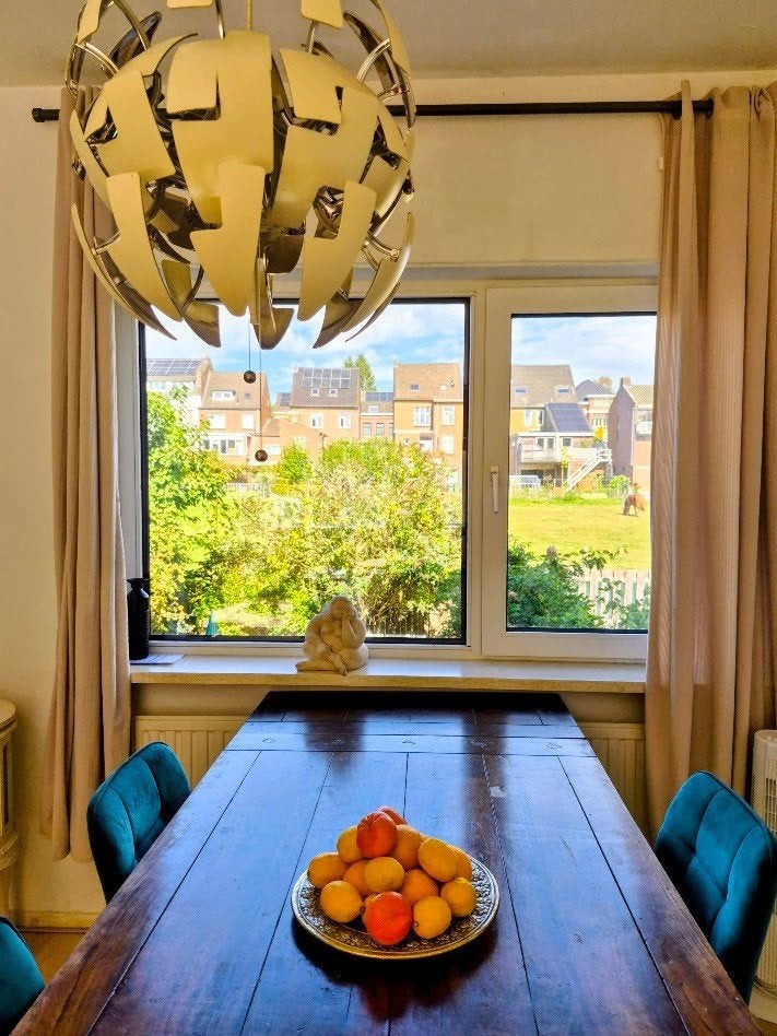 Robuuste, karakteristieke eettafel, Ophalen, Gebruikt, Koloniaal, 200 cm of meer