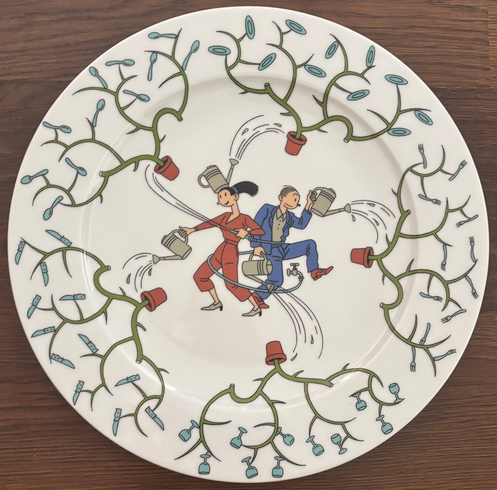 Nieuwstaat: Bord van Joost Swarte - Randstad Holding 2001, Ophalen of Verzenden