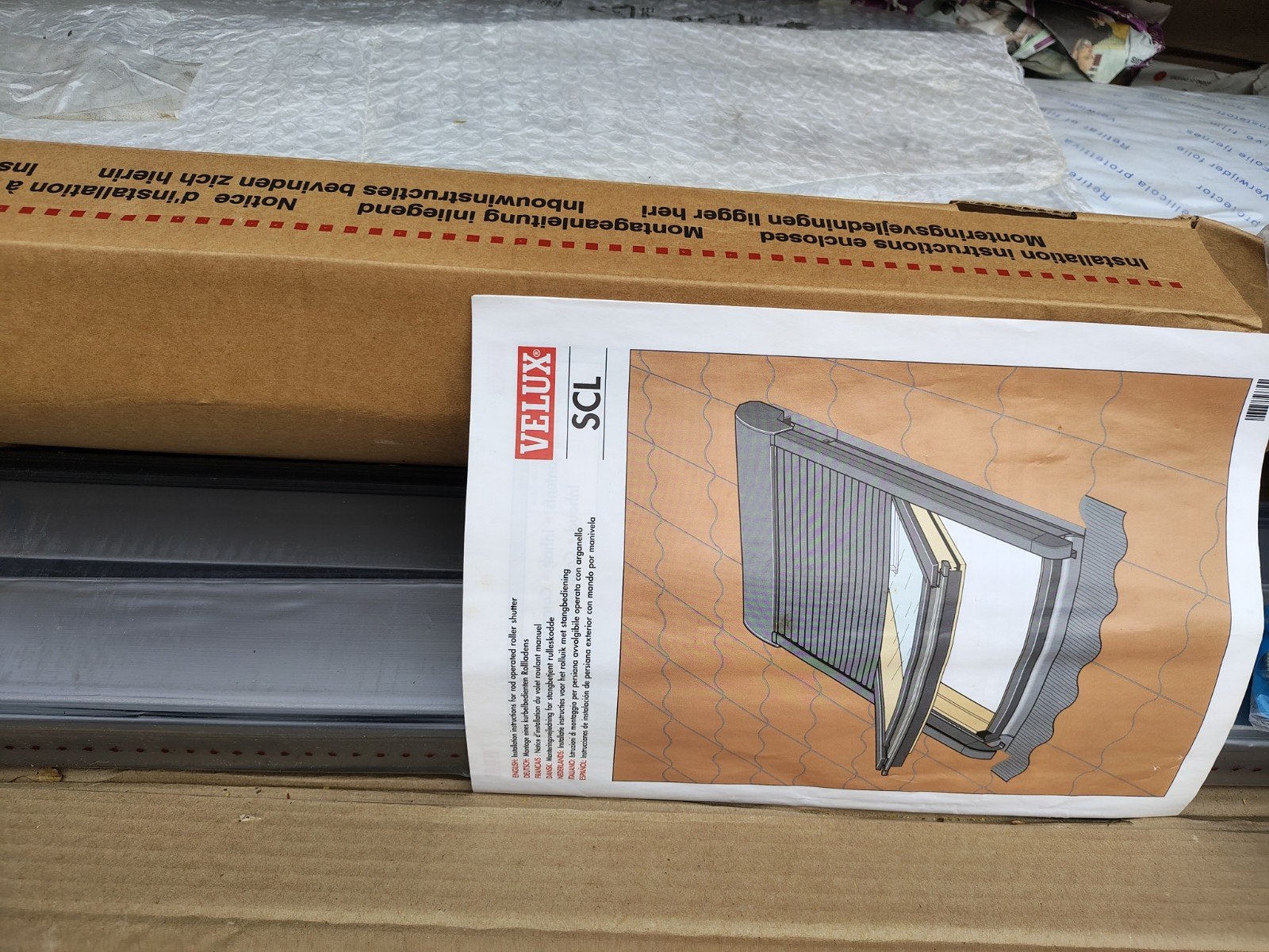 Velux SCL P06 rolluik - Nieuw in doos, 100 tot 150 cm, 100 tot 150 cm, Nieuw, Ophalen of Verzenden