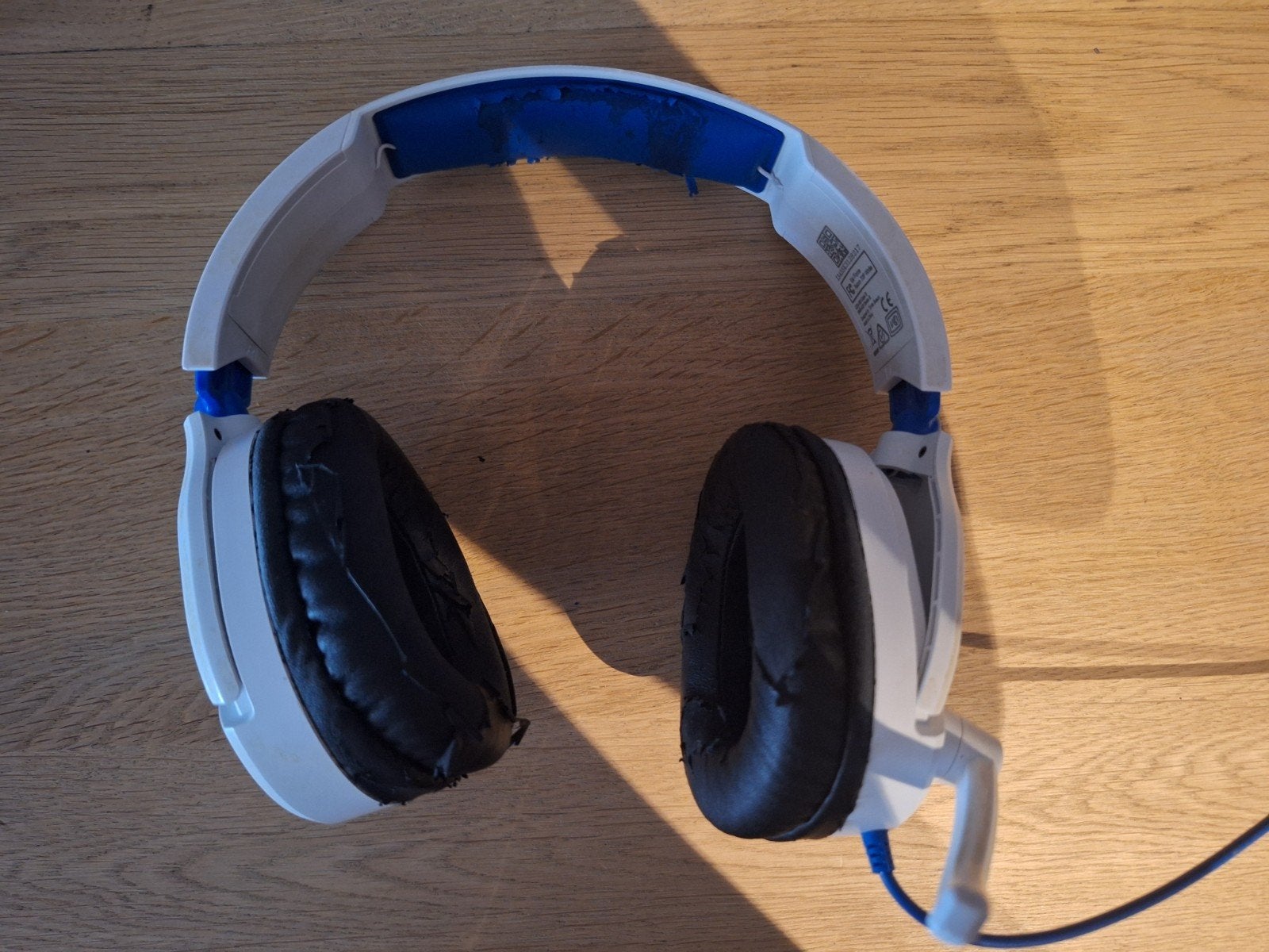 Turtle Beach Recon 70 Gaming Headset - Wit/Blauw, Audio, Tv en Foto, Koptelefoons, Overige merken, Ophalen of Verzenden, Wit, Microfoon