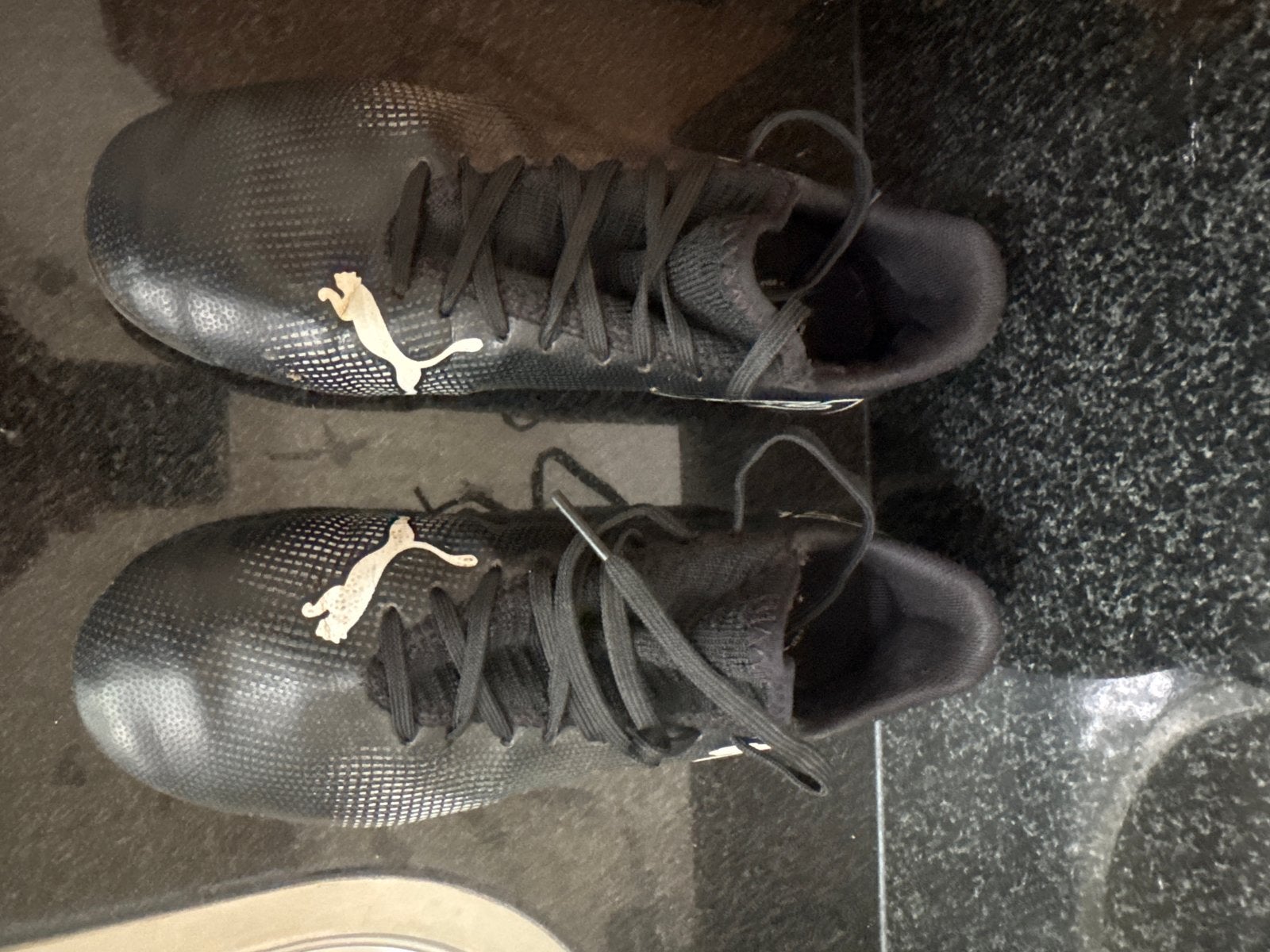 Puma voetbal schoenen veld zwart - Maat 34.5, Gebruikt, Maat XS of kleiner, Schoenen, Ophalen of Verzenden